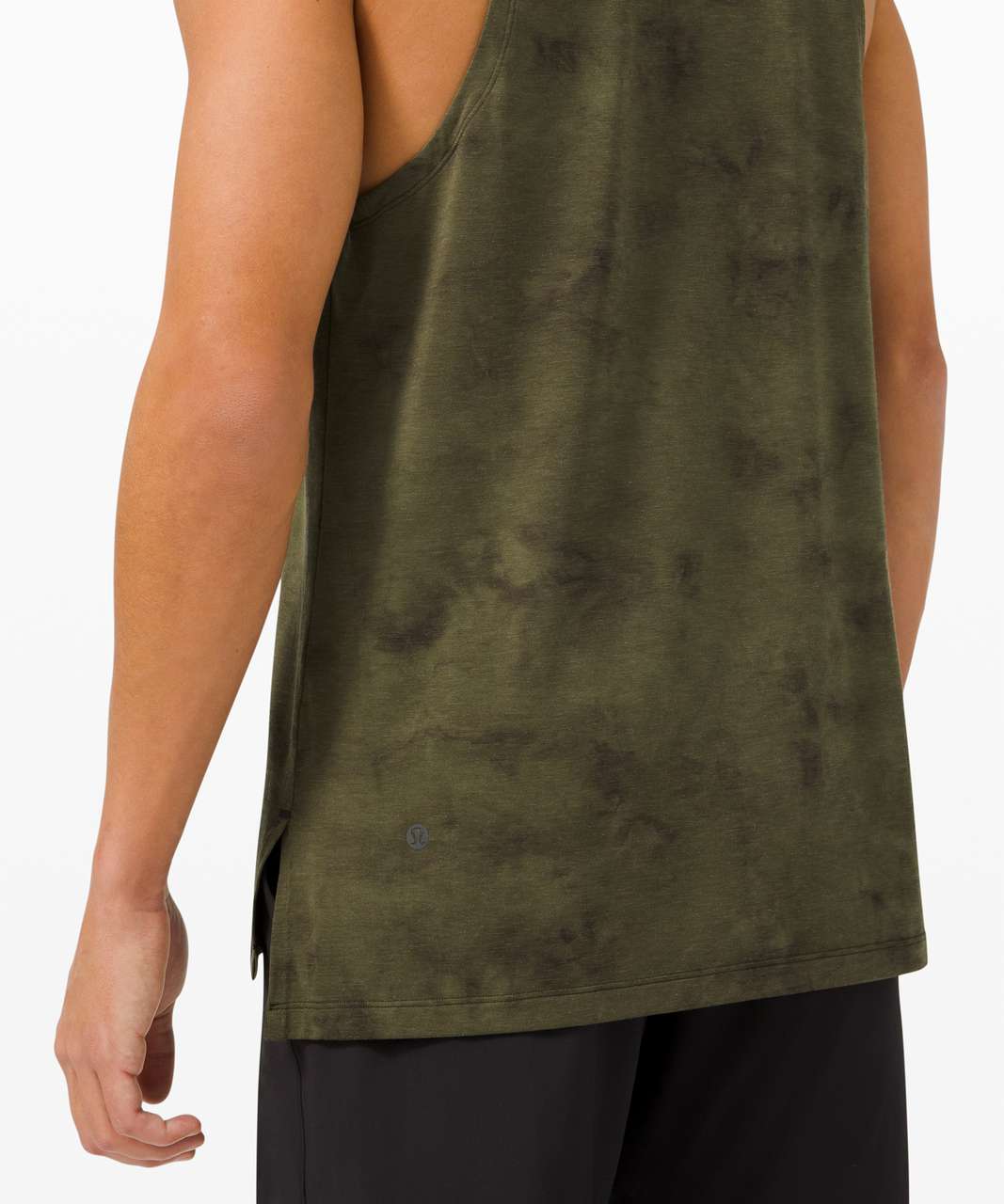 Lululemon Always Agile Tank *Spray Dye - Diamond Dye Medium Olive Dark Olive