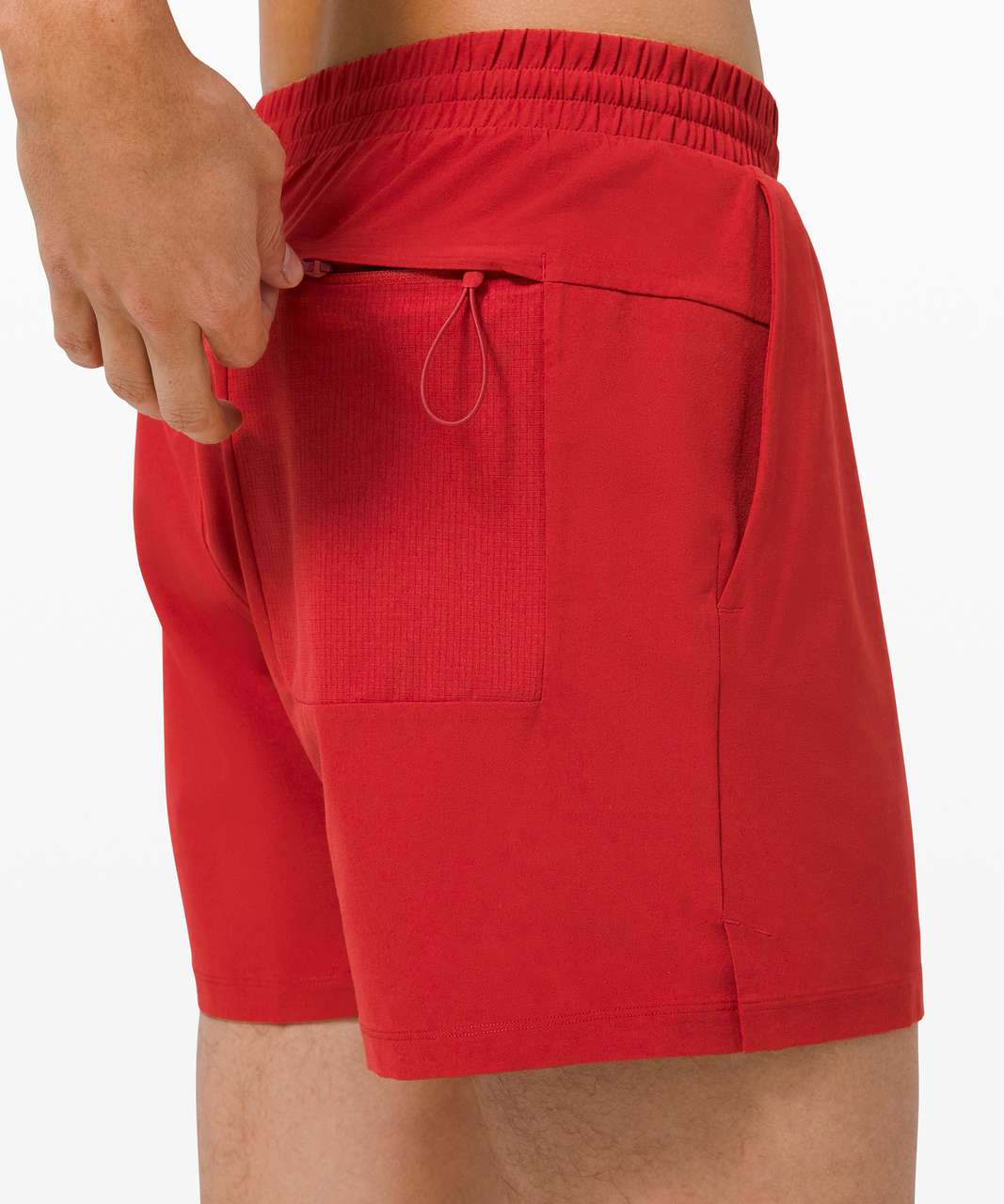 Lululemon Channel Cross Short 5" - Sport Red