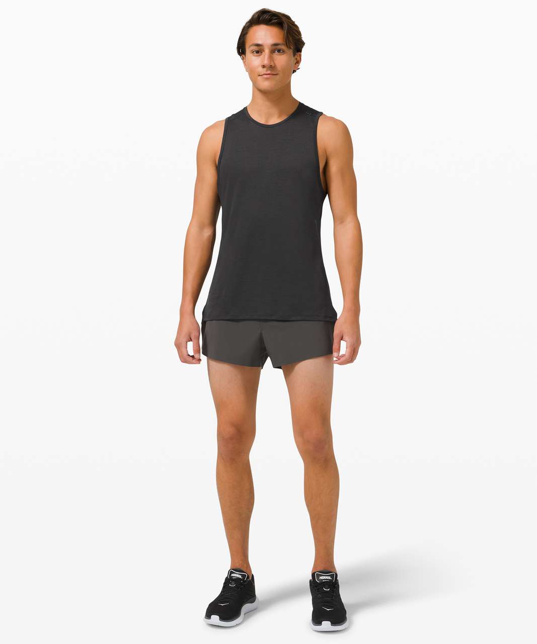 Lululemon Fast and Free Tank *Recycled - Heathered Black / Heathered Black