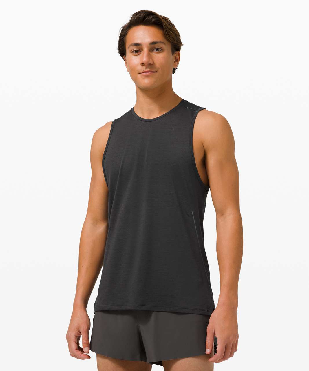 Lululemon Fast and Free Tank *Recycled - Heathered Black / Heathered Black