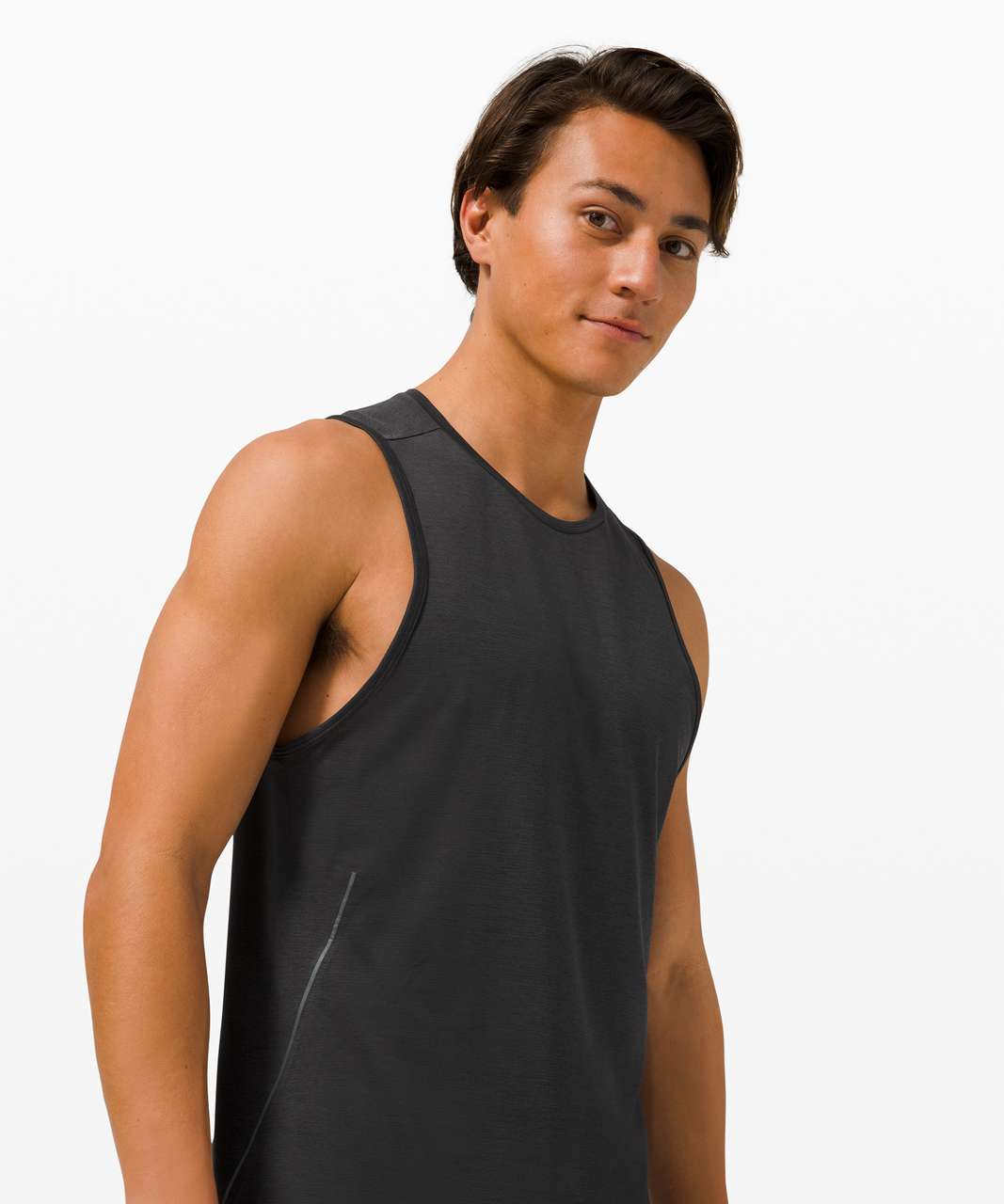 Lululemon Fast and Free Tank *Recycled - Heathered Black / Heathered Black