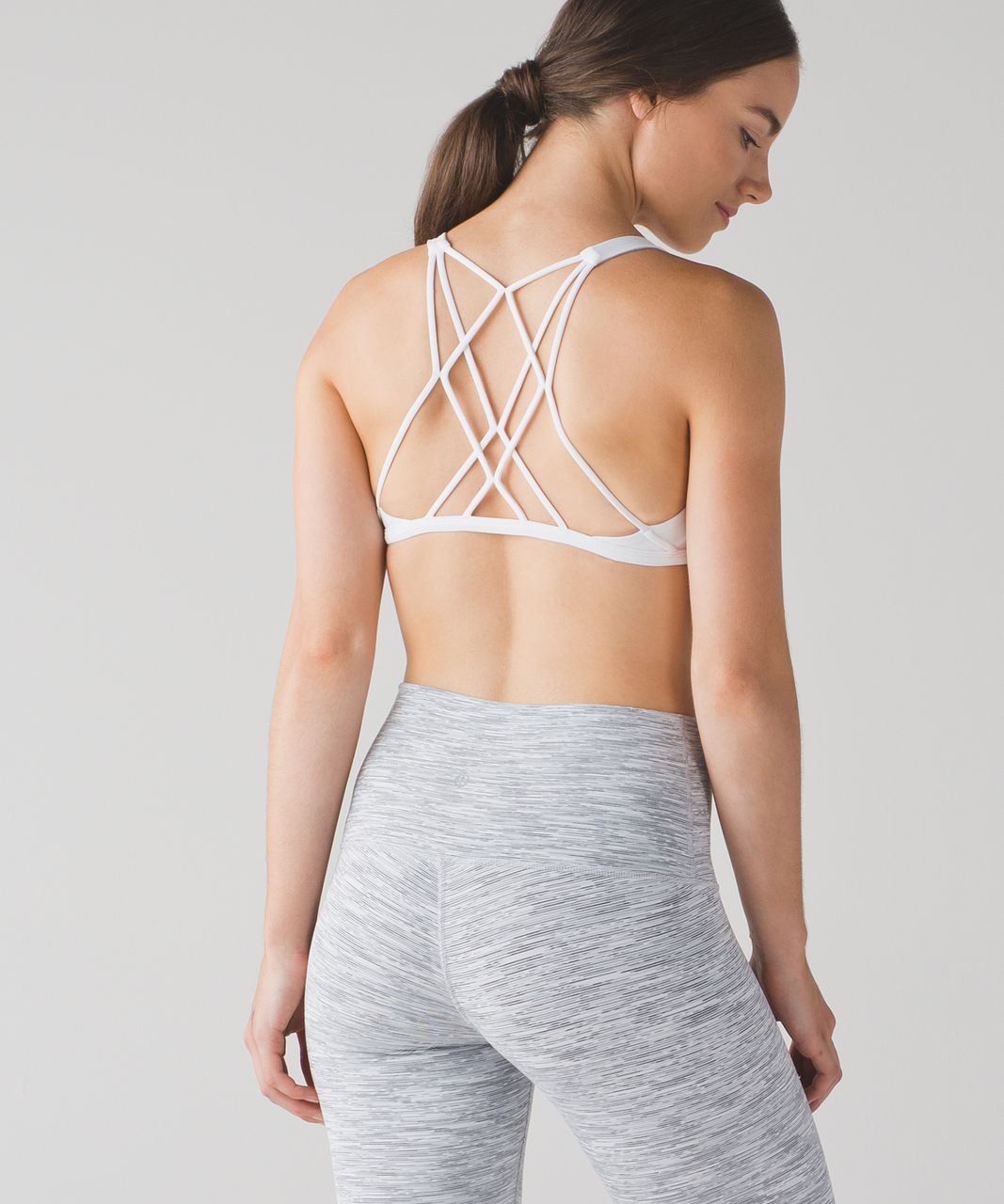 Lululemon Free To Be Zen Bra - White - lulu fanatics