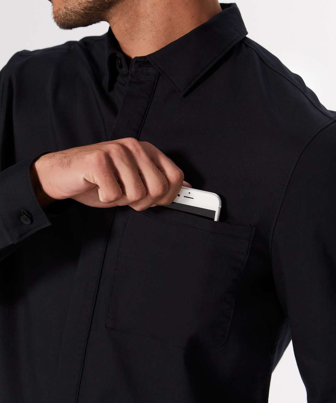 Lululemon Pocket Protector Buttondown - Black