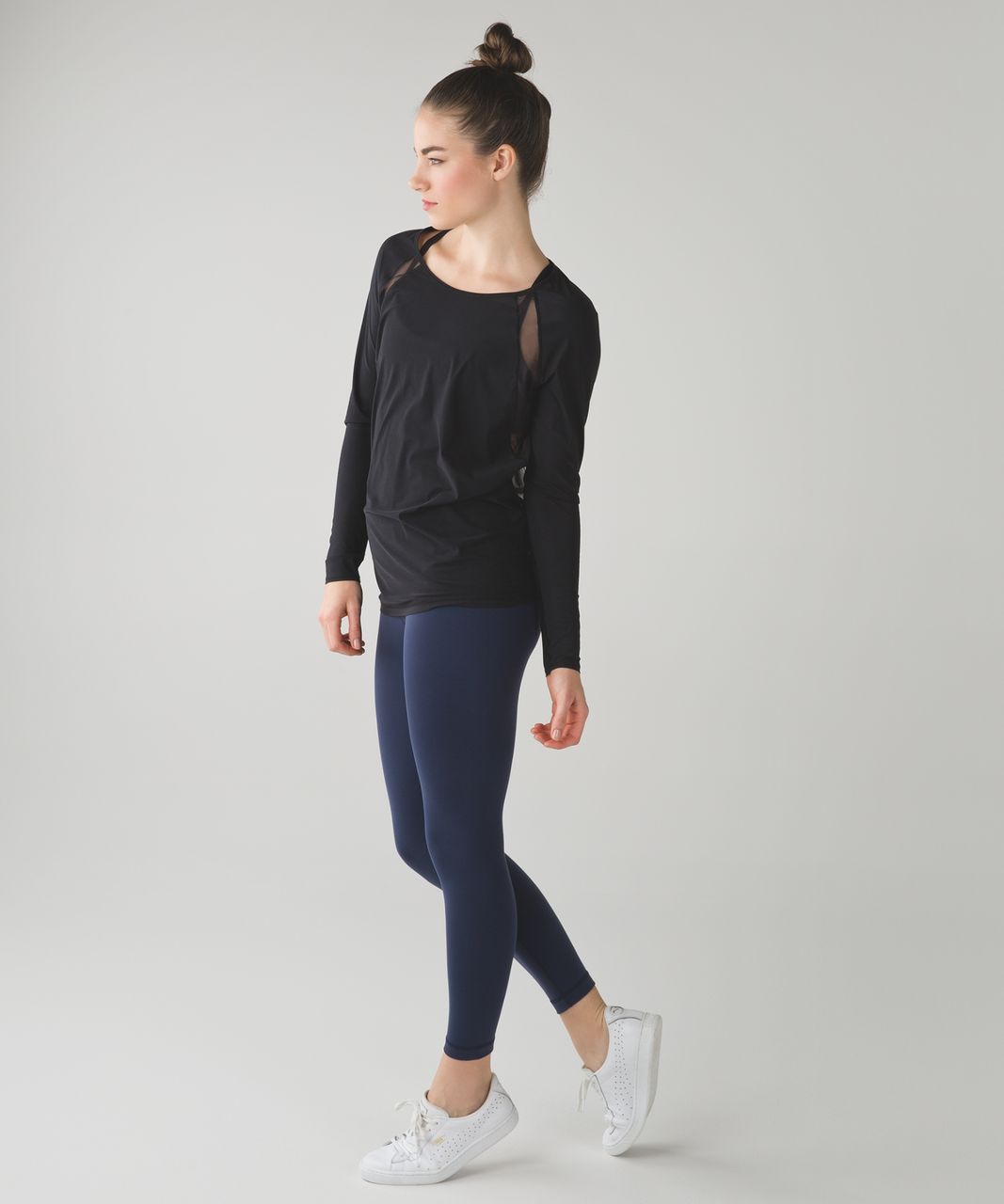 Lululemon If Youre Lucky Long Sleeve Tee II - Black