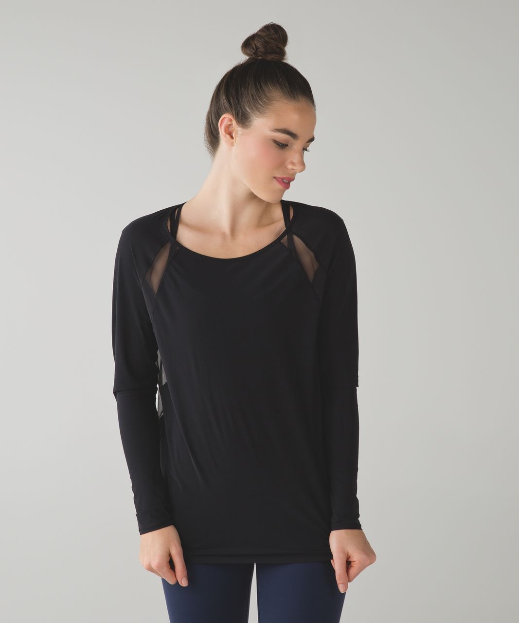 Lululemon If Youre Lucky Long Sleeve Tee II - Black