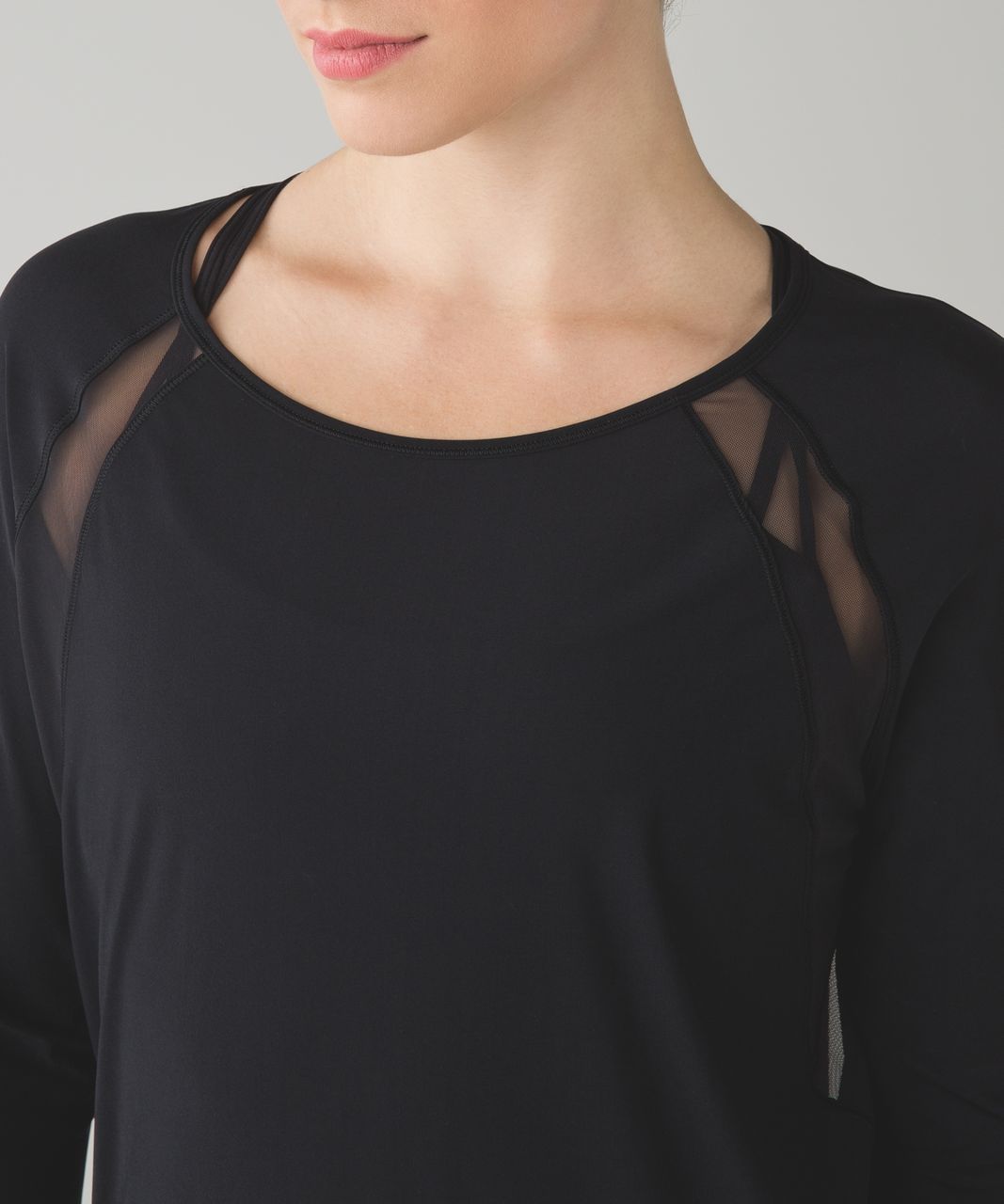 Lululemon If Youre Lucky Long Sleeve Tee II - Black