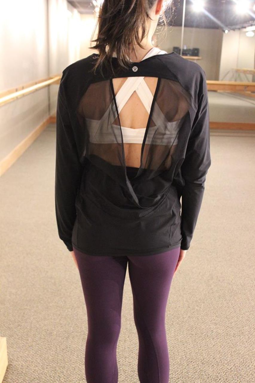 Lululemon If Youre Lucky Long Sleeve Tee II - Black