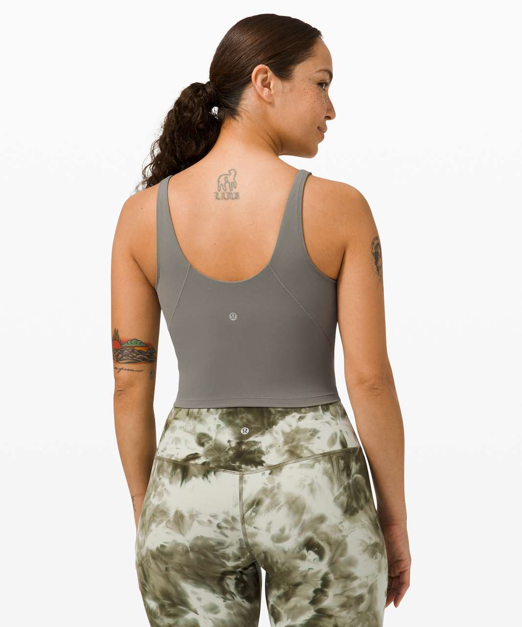 NWT Lululemon Align Tank Top Grey Sage Size 0 With Pads GRSG