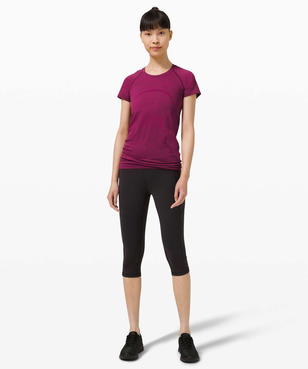 Lululemon Swiftly Tech Short Sleeve 2.0 - Ripened Raspberry / Red Merlot