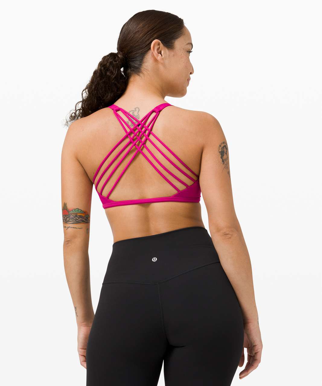 Lululemon Free to Be Bra - Wild *Light Support, A/B Cup - Ripened Raspberry
