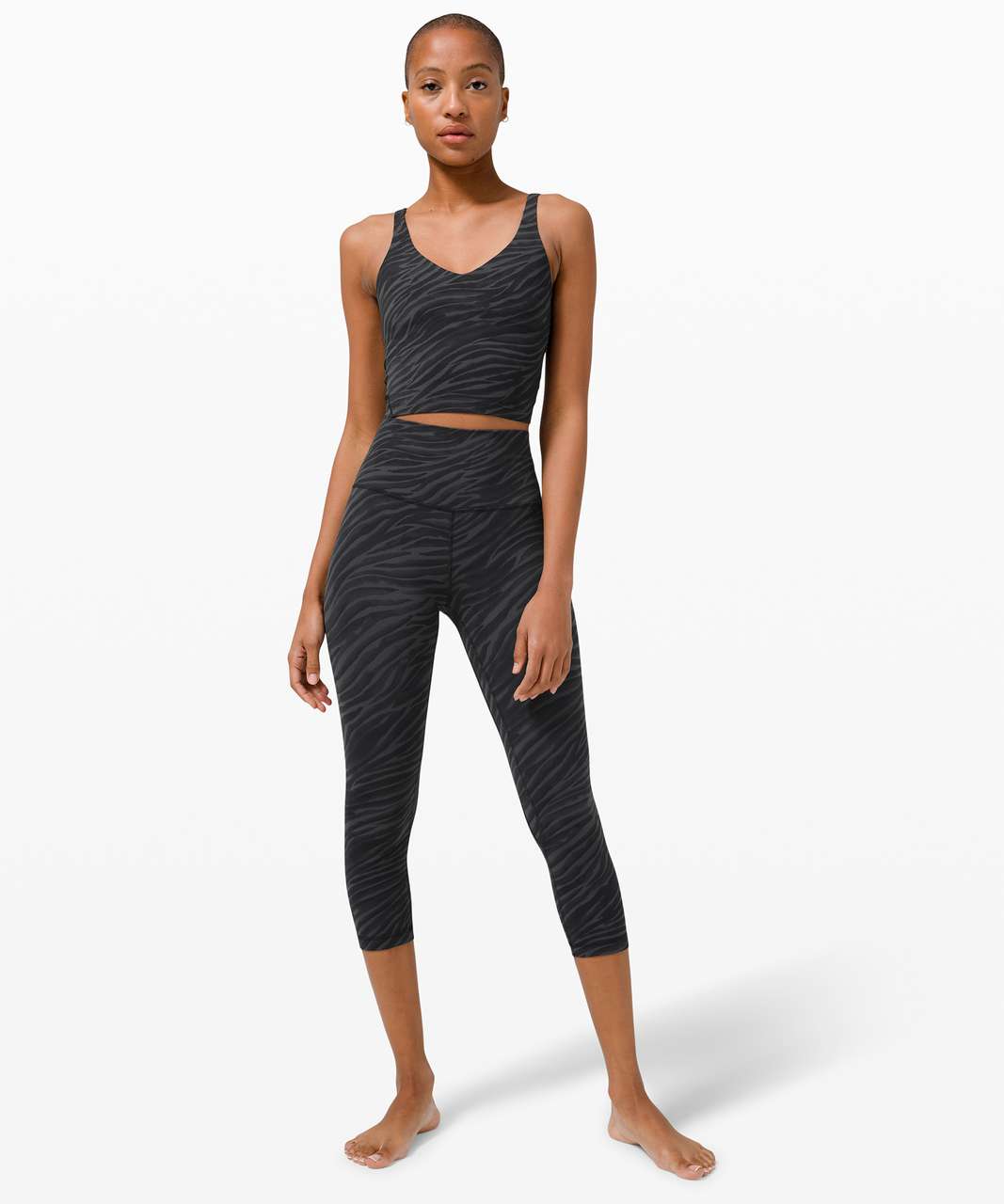 Lululemon Align Crop *21" - Le Tigre Camo Deep Coal Multi