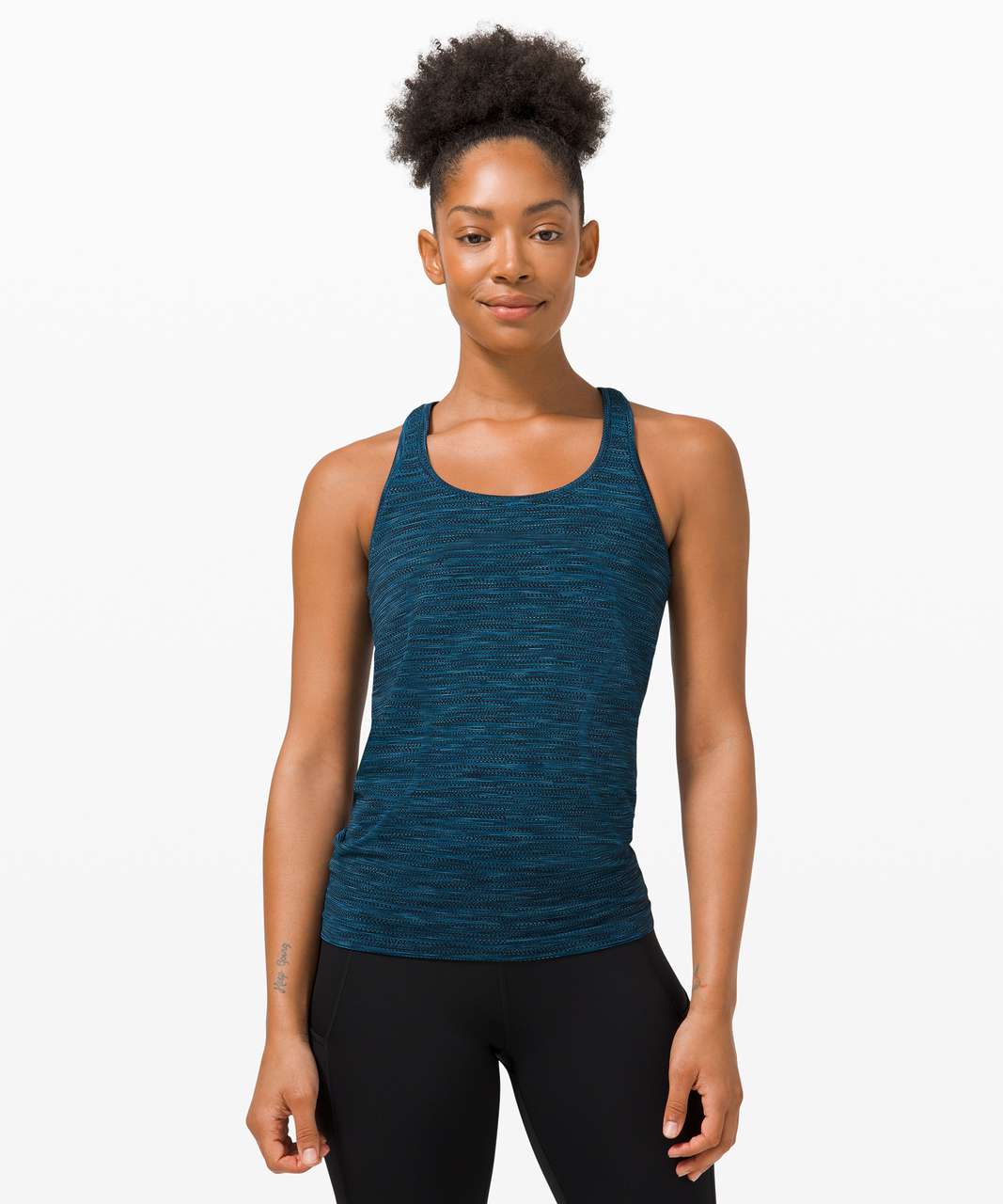 Lululemon Swiftly Tech Racerback 2.0 - Prism Stripe Turquoise Tide Multi -  lulu fanatics