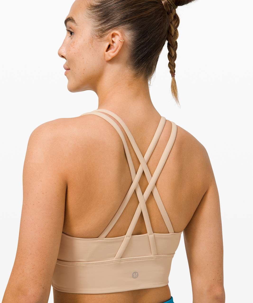 Lululemon Energy Bra Long Line *Medium Support, B–D Cup - Cafe Au Lait -  lulu fanatics