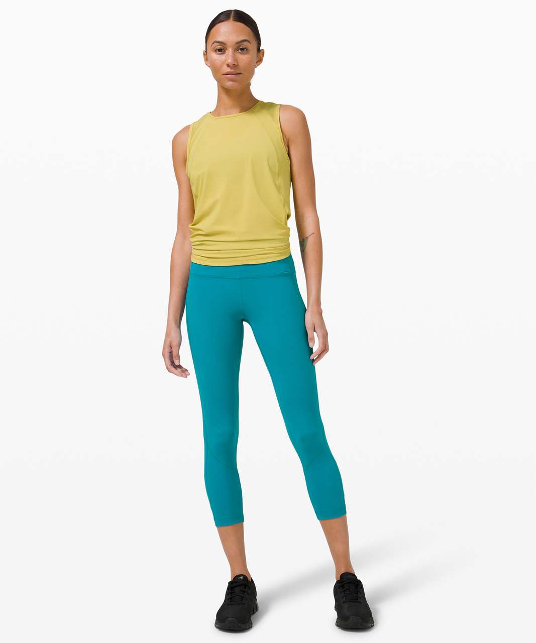 Lululemon Pace Rival High-Rise Crop 22 - Velocity Mesh Island