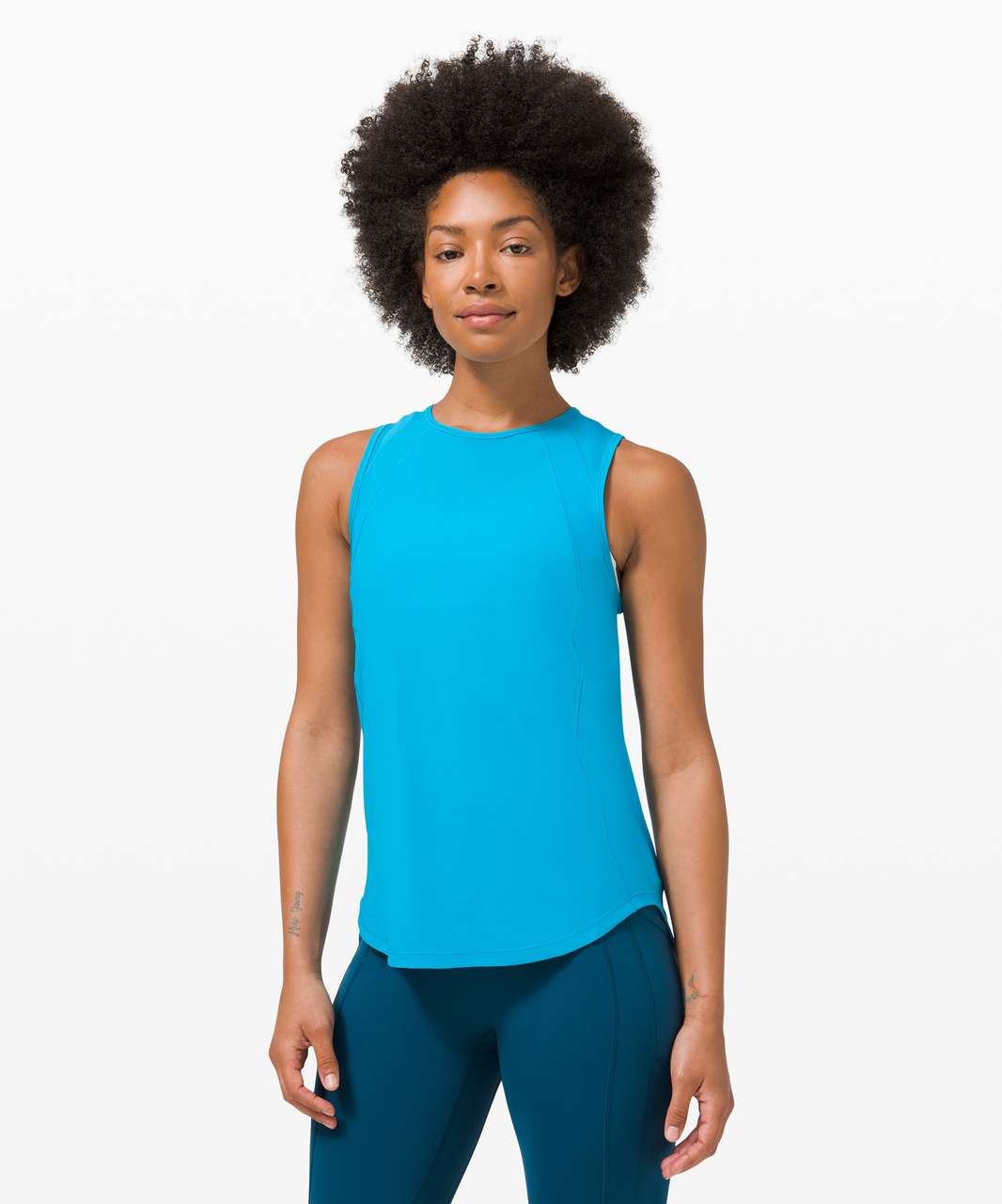 Lululemon Exquisite Tank - Sapphire Blue - lulu fanatics