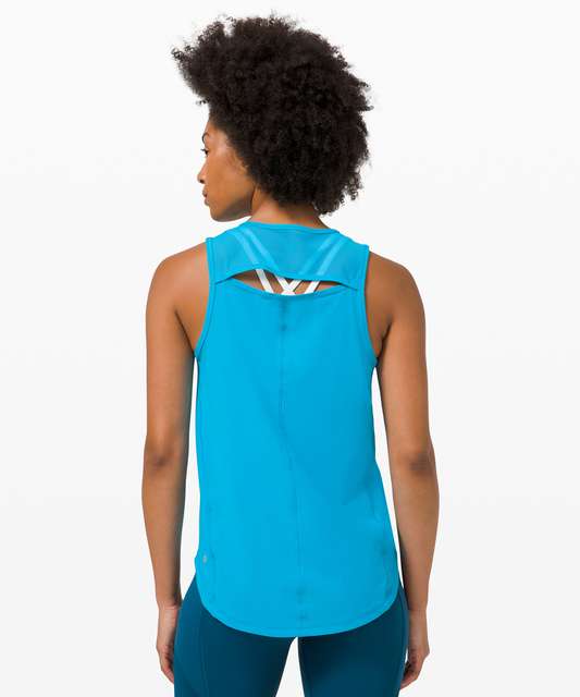 Lululemon Sculpt Tank II - Cascade Blue - lulu fanatics