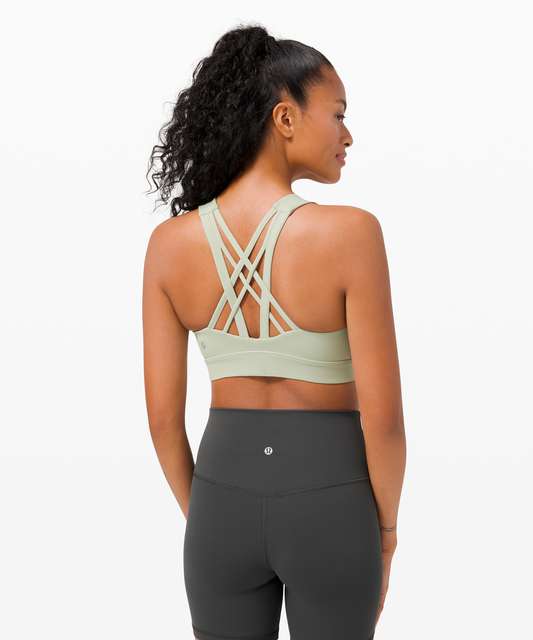 NWT Lululemon Free To Be Serene High Neck Bra Sz 4 Black Sports Light  Support