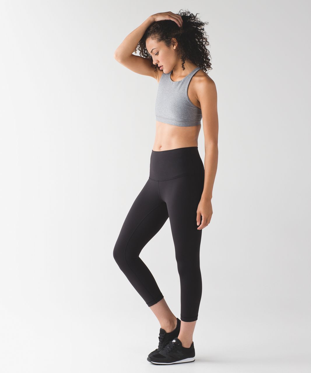 Lululemon Free To Be Trinity II Sports Bra in Heathered Slate, 6