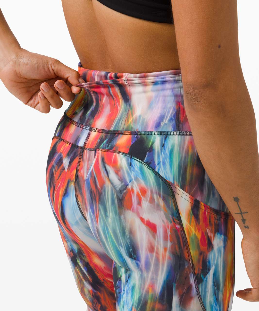 Lululemon Fast and Free High-Rise Crop 23" *Non-Reflective - Chroma Fusion Multi