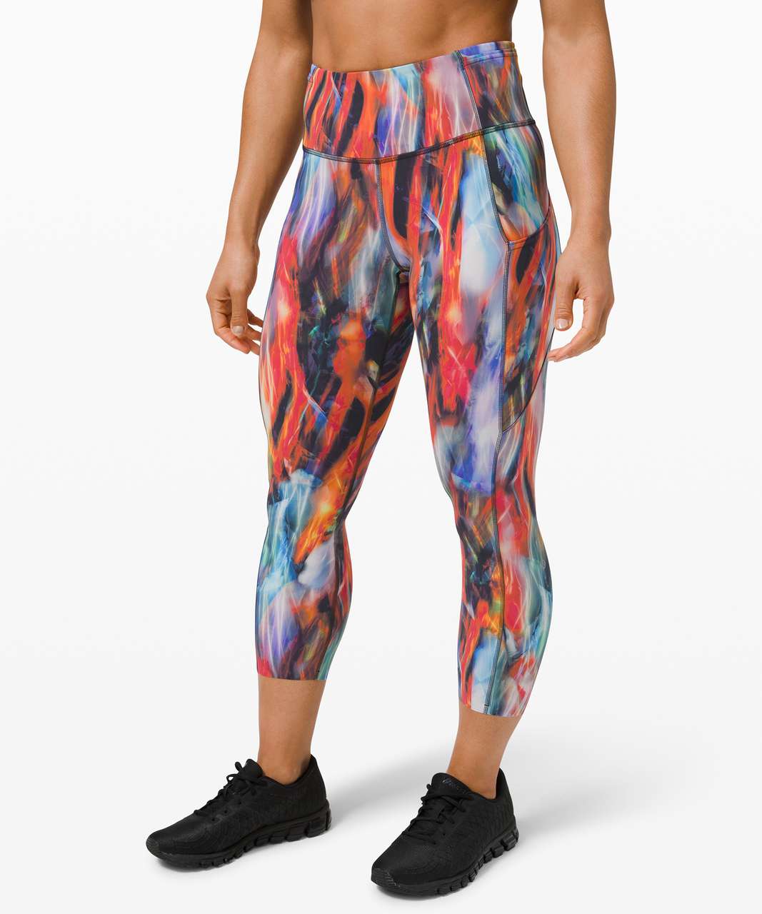 Lululemon Fast and Free High-Rise Crop 23" *Non-Reflective - Chroma Fusion Multi