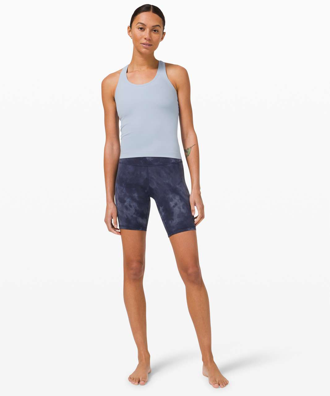 Align Short 8, Diamond Dye Lunar Rock True Navy