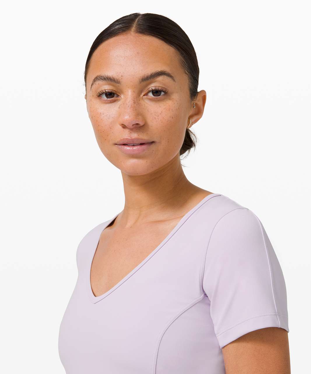 lululemon athletica, Tops, Lululemon Nulu Cropped Slim Yoga Short Sleeve