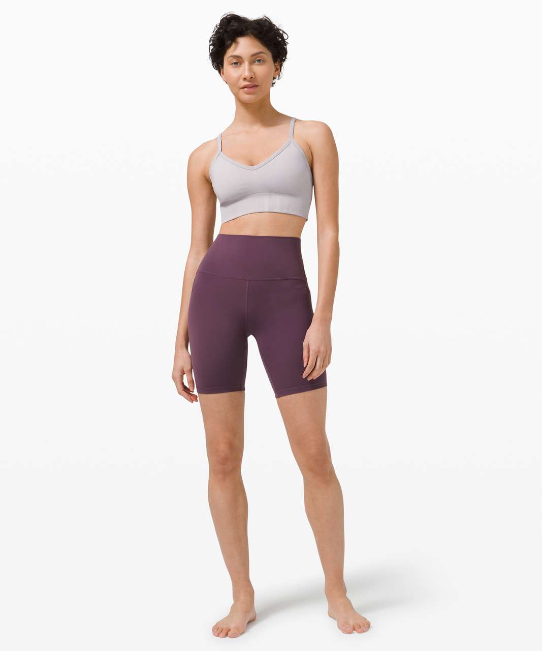 Lululemon Ebb to Street Bra *Light Support, C/D Cup - Iced Iris