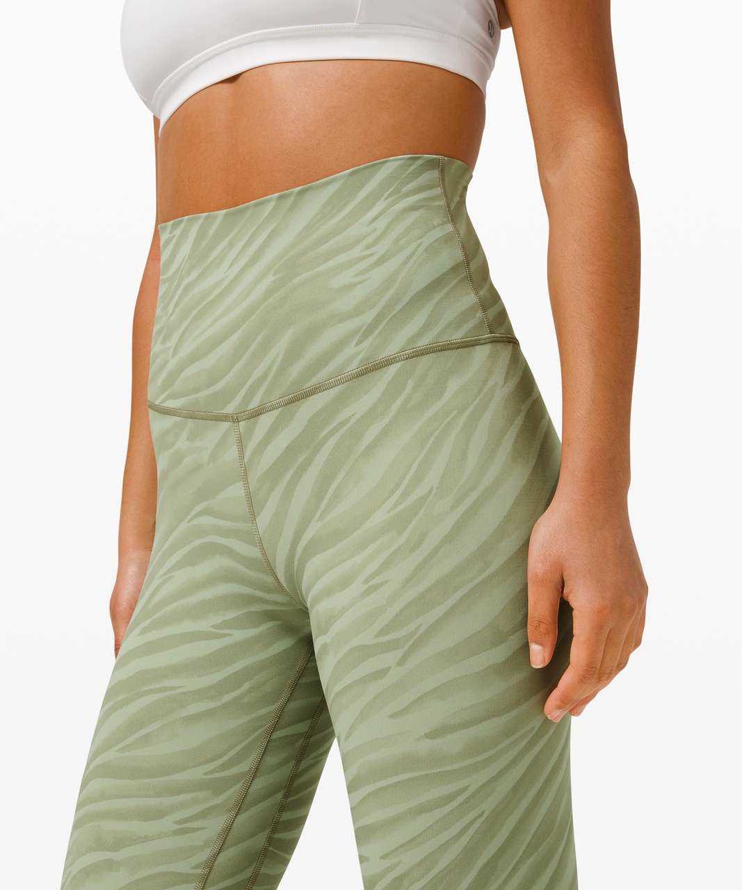 NWT Lululemon Align Pant Super HR 28 Siz 4 Le Tigre Camo Green