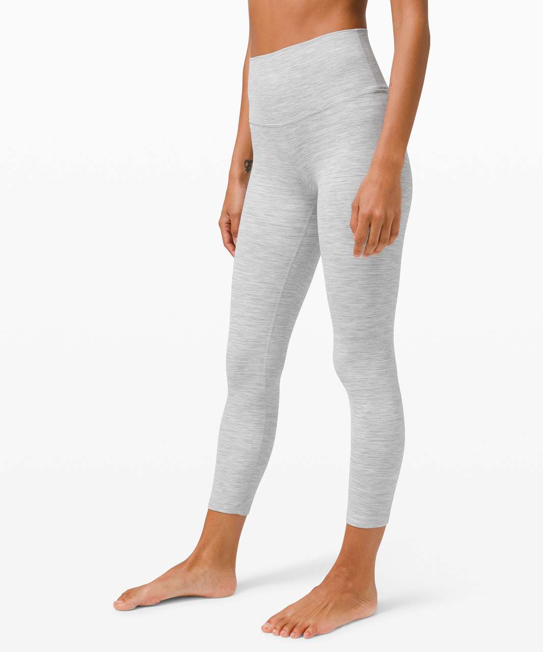 Lululemon Align Crop 23" - Wee Are From Space Nimbus Battleship