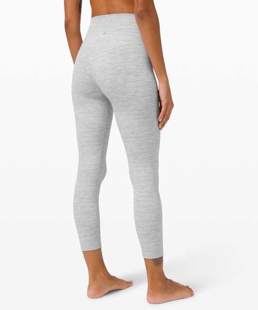 Lululemon Women Align HR Crop 23” *Pockets Nulu LW6BKKS GGRE Graphite Grey  Sz 2