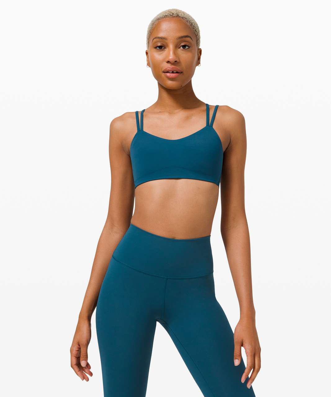 Lululemon Like a Cloud Bra Long Line *Light Support, B/C Cup - Black - lulu  fanatics