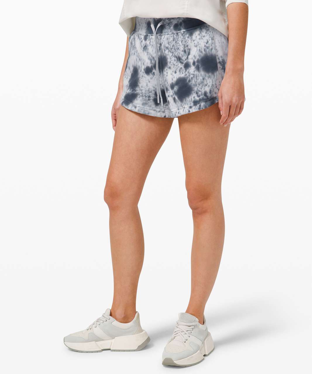 Lululemon Inner Glow Short 3" *Terry - Marble Dye Classic Navy