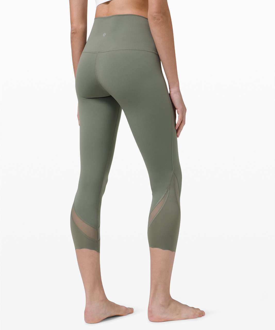 Lululemon Wunder Under High-Rise Crop 23 *Updated Scallop Full-On