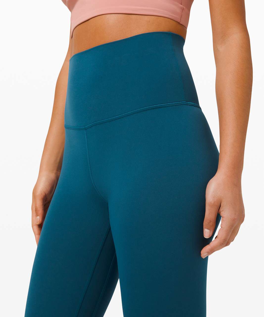 Lululemon Align Super High-Rise Crop 21 - Blue Borealis - lulu fanatics