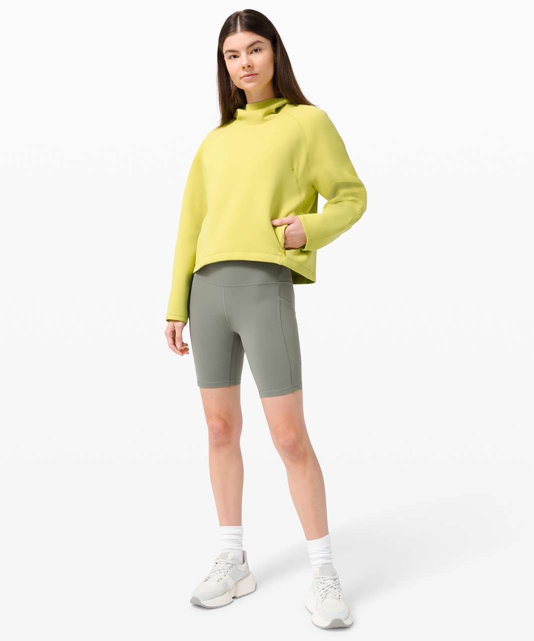 Lululemon AirWrap Pullover Hoodie - Yellow Pear - lulu fanatics