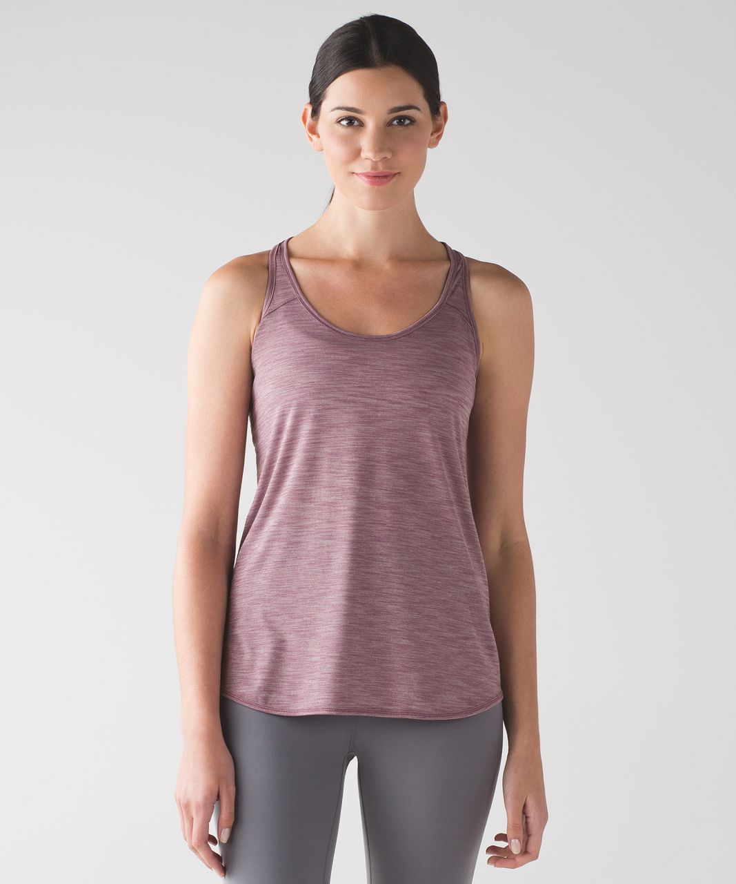 Lululemon Essential Tank - Heathered Dusty Mauve