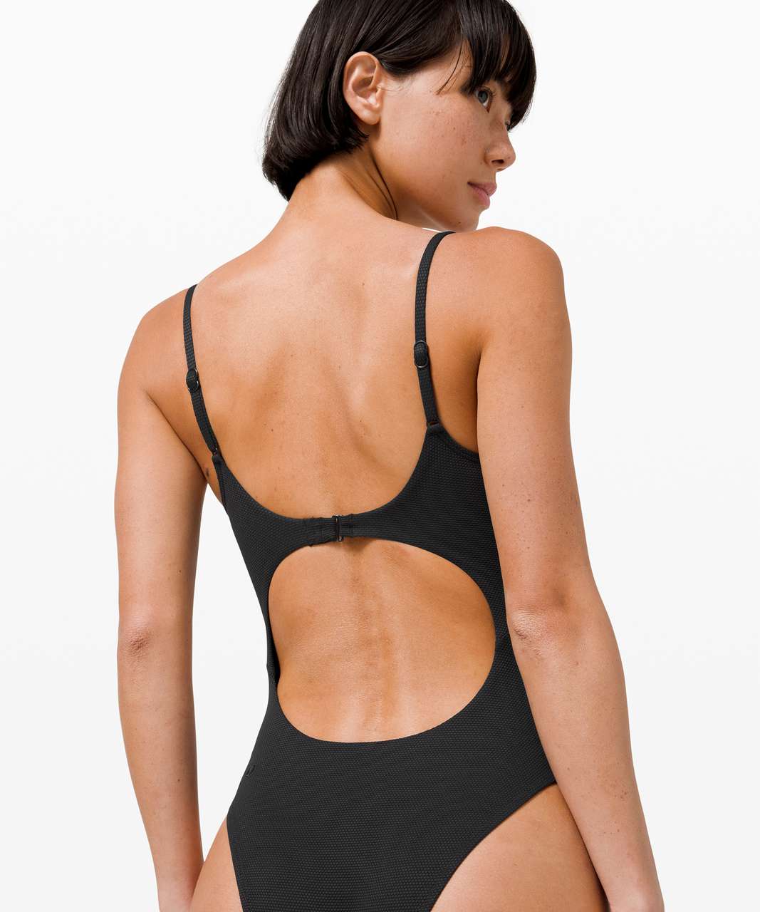 Lululemon Honeycomb Dip Swim One-Piece *B/C Cups, Skimpy - Black