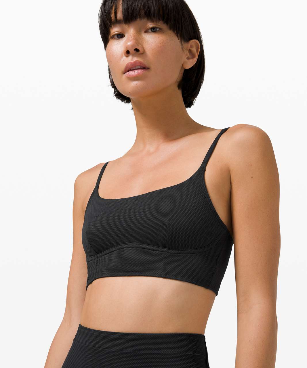 Lululemon Honeycomb Dip Swim Top *B/C Cups - Black