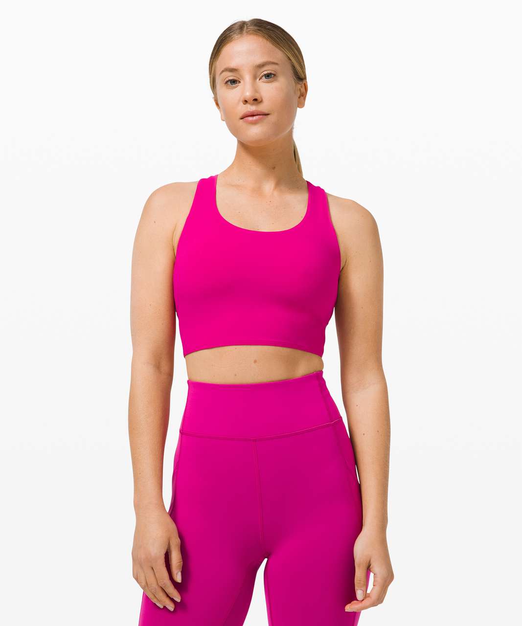 Lululemon Ready Set Sweat Bra NWT Size 6 RASP Raspberry Mesh Zip