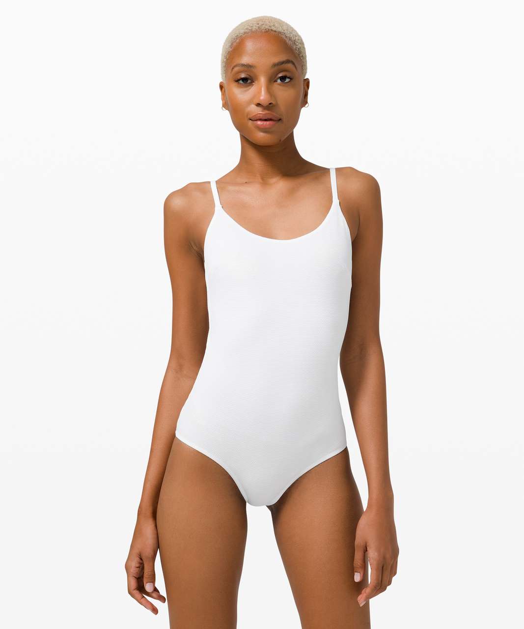 Lululemon V-Neck Ribbed One-Piece - Black - lulu fanatics