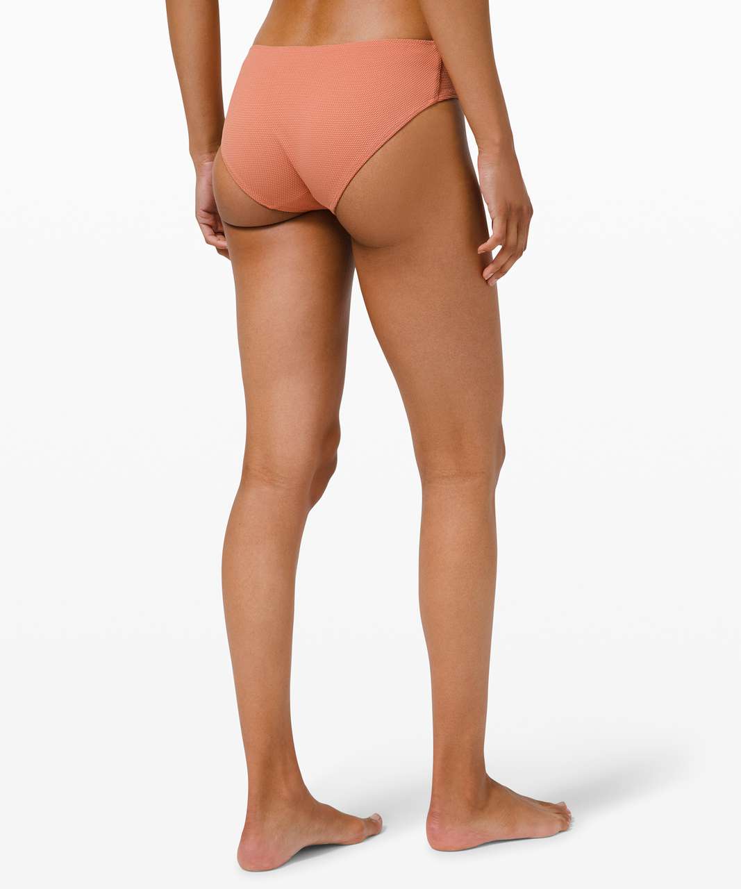 Lululemon Waterside Honeycomb Swim Bottom*Mid Rise, Medium Coverage - Pink  Savannah - lulu fanatics