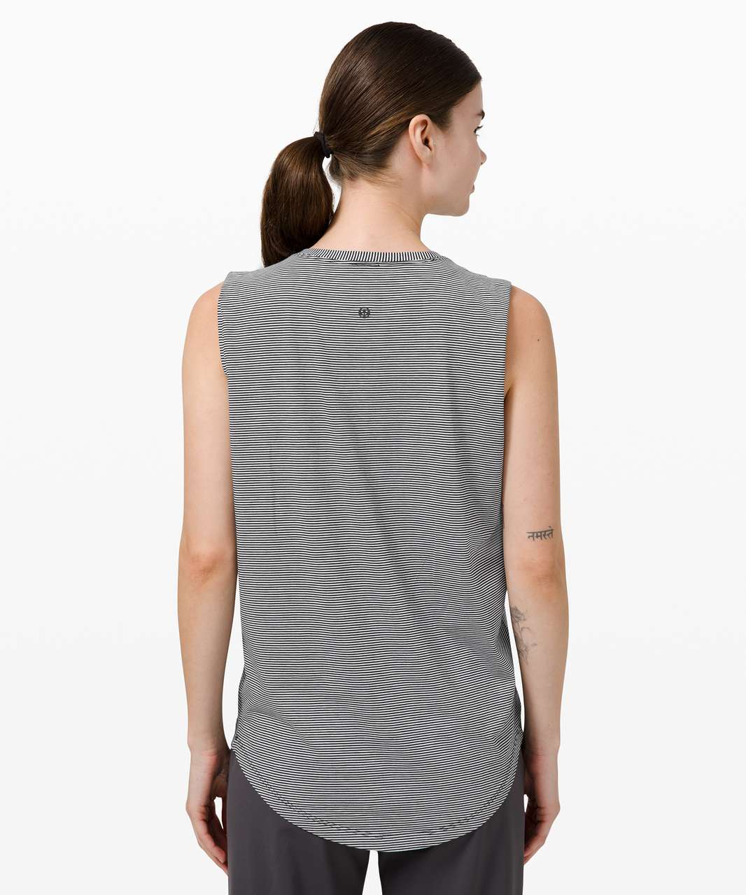 Lululemon Brunswick Muscle Tank - Tonka Stripe Black White