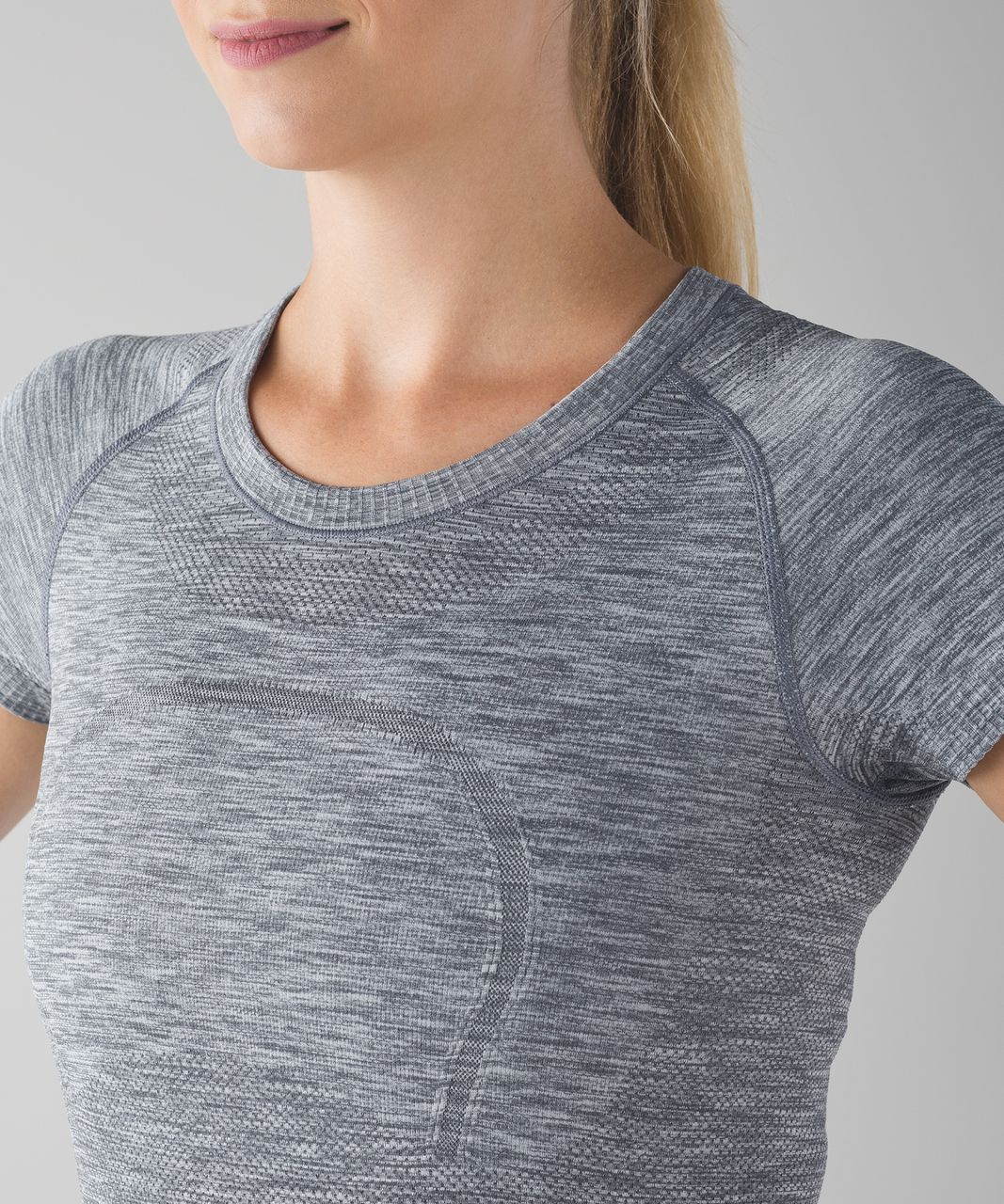 Lululemon Swiftly Tech Short Sleeve Crew - Heathered Slate