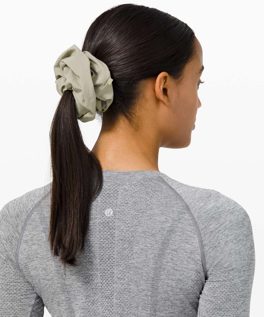 Lululemon Uplifting Oversized Scrunchie - Rosemary Green