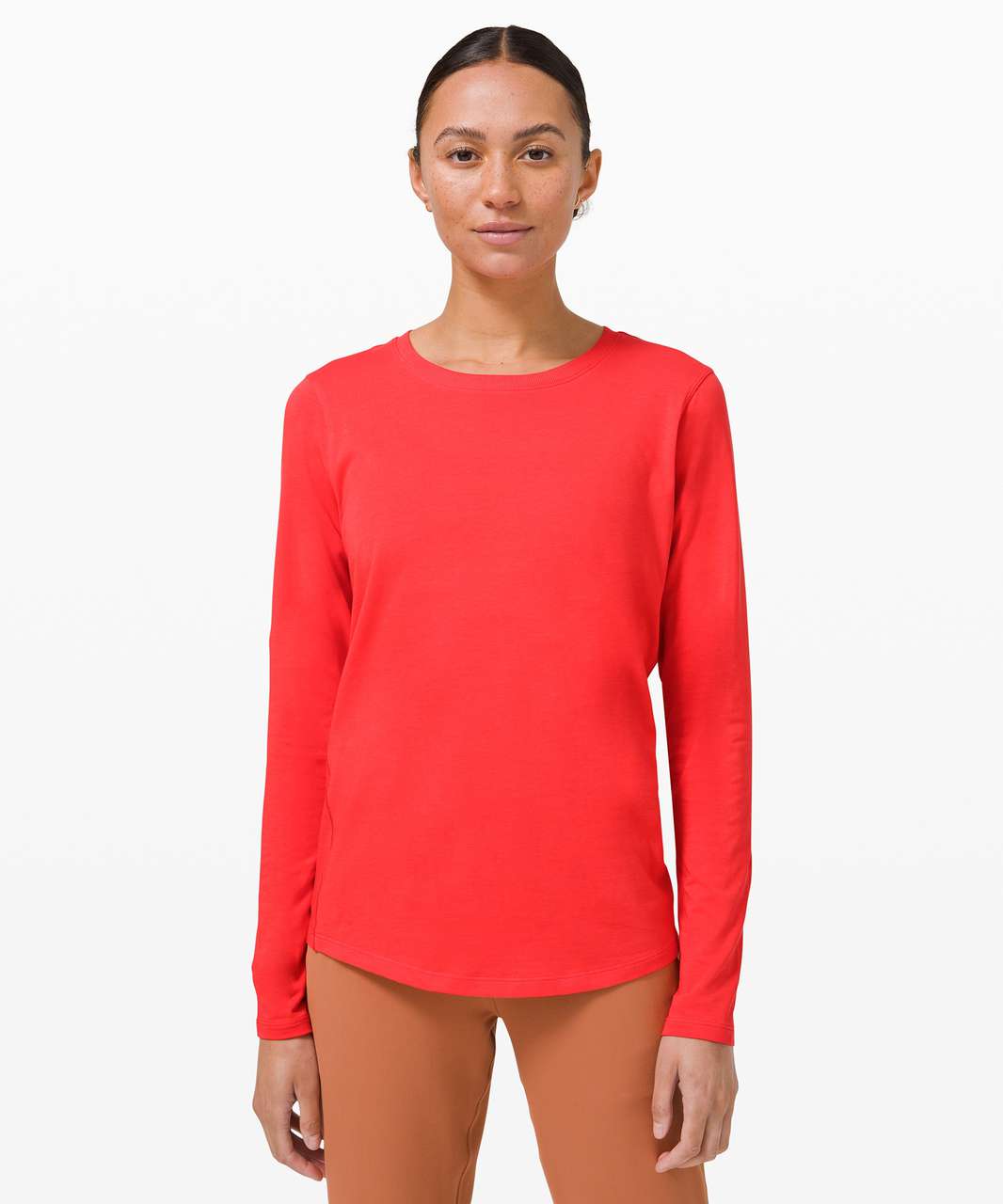 Lululemon Ever Ready Long Sleeve - Pink Punch - lulu fanatics