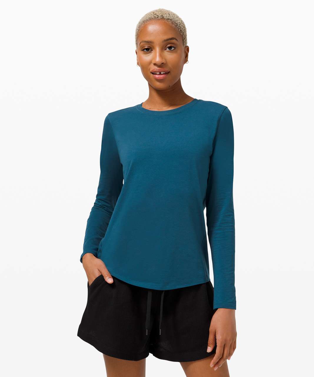 Lululemon Ever Ready Long Sleeve - Blue Borealis - lulu fanatics