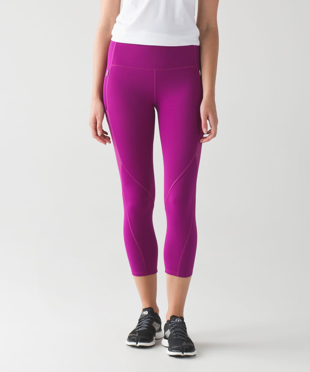 Lululemon Rush Hour 21" Crop - Deep Fuschia