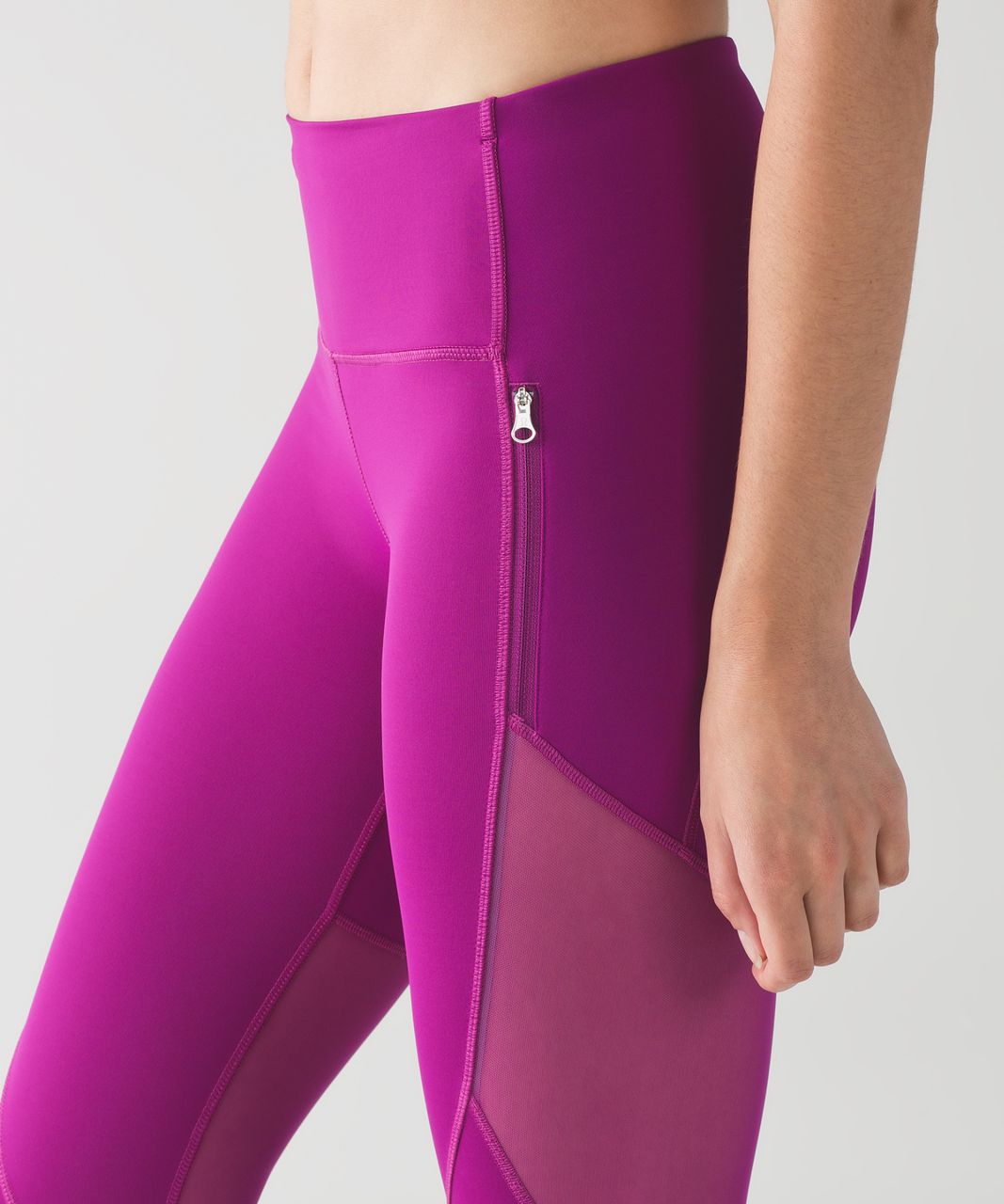 Lululemon Rush Hour 21" Crop - Deep Fuschia