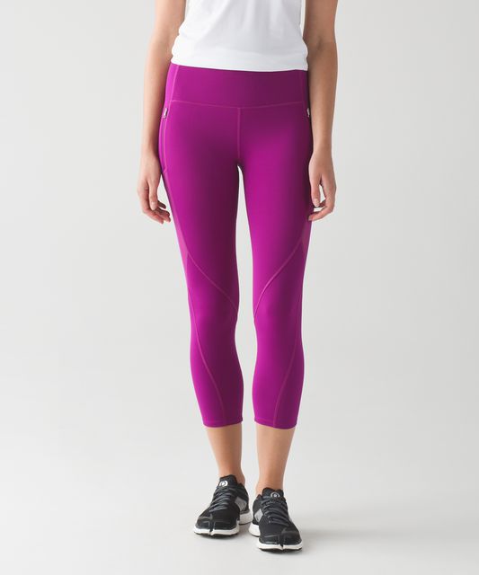 Lululemon Rush Hour 21 Crop - Black - lulu fanatics