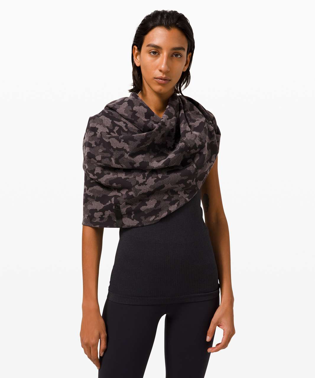 Lululemon Long Distance Short Sleeve - Heritage Camo Jacquard Black Lunar  Rock - lulu fanatics